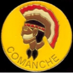 COMANCHE PIN INDIAN NATIVE AMERICAN TRIBES PIN